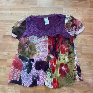 Galliano Silk Top